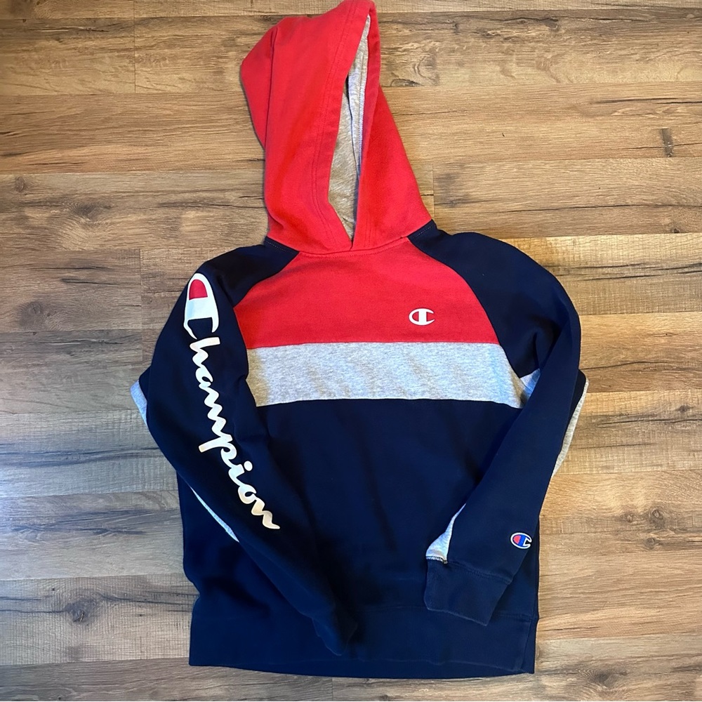CHAMPION Color block Youth size medium Sweatshirt